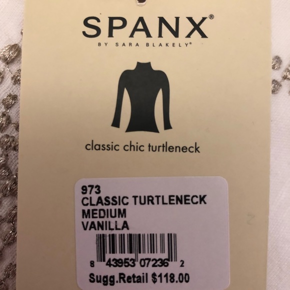 Spanx on Top and In Control slimming compression vanilla top - Picture 2 of 3